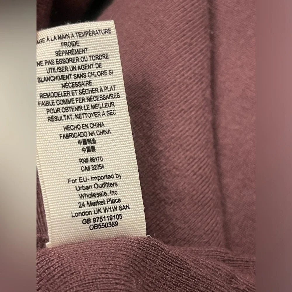 FREE PEOPLE Asymmetrical Neck Dolman Long Sleeve Sweater XS - Picture 8 of 8